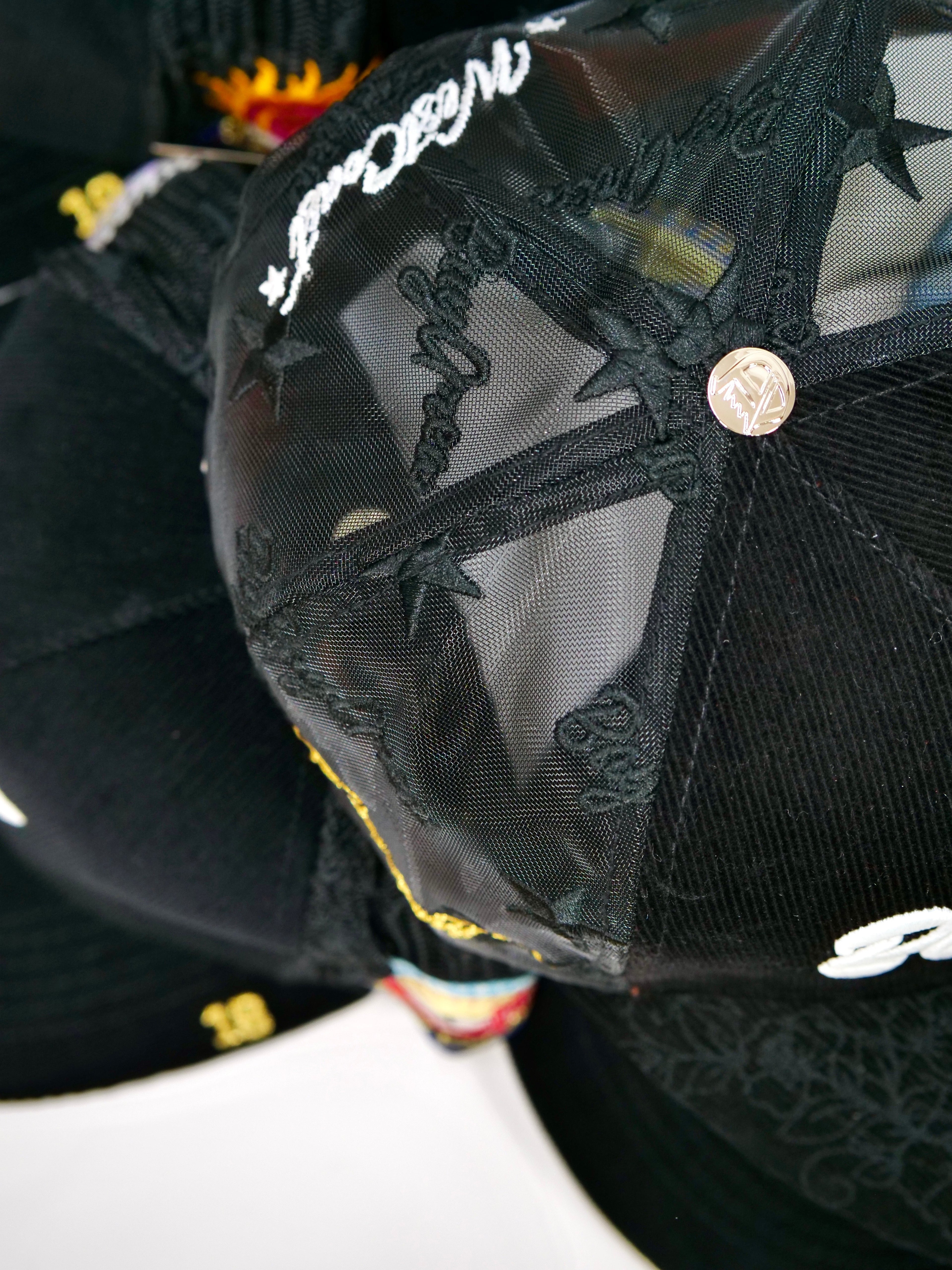 OG BA: From the Bay to the World Trucker (Black Corduroy/Mesh)