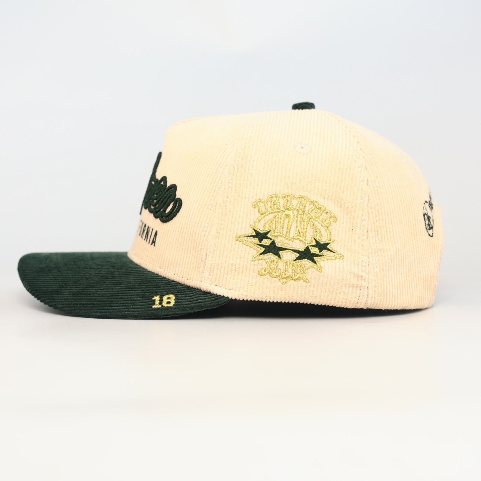 OG BA: From the Bay to the World Snapback (Cream/Green)