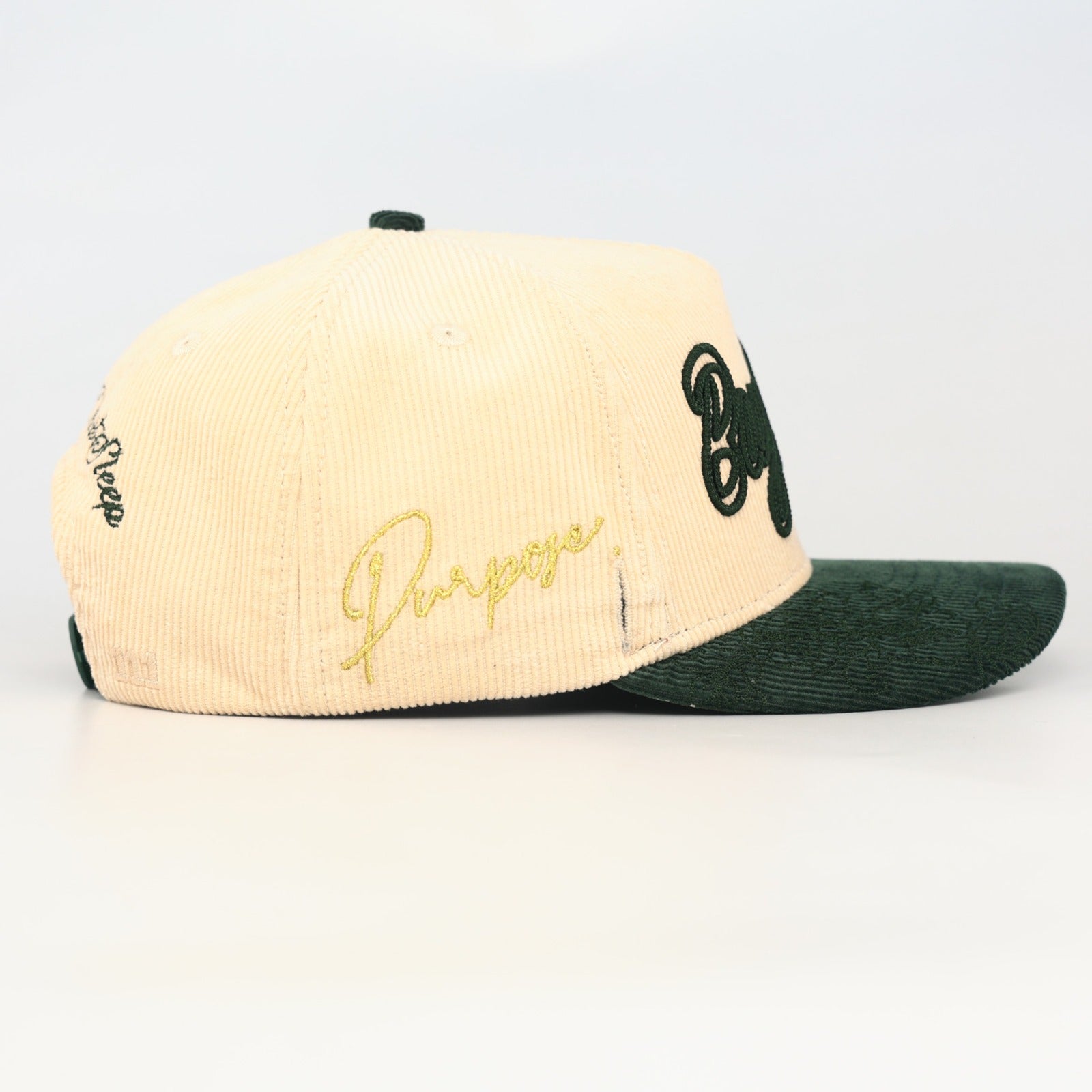 OG BA: From the Bay to the World Snapback (Cream/Green)