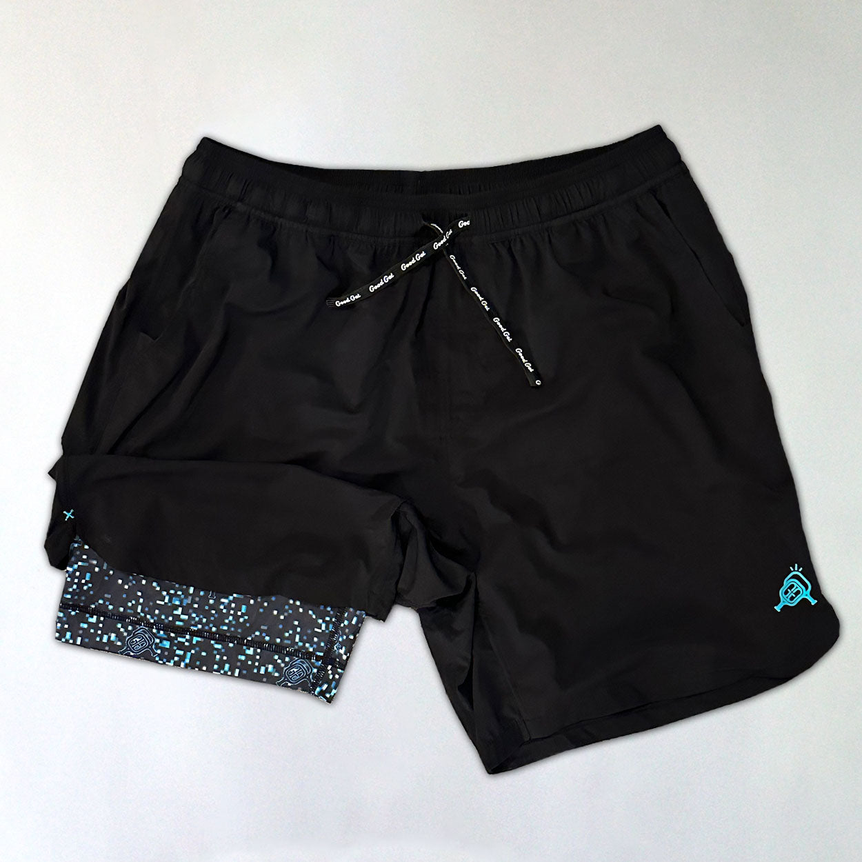 Pickleball Shorts, Dark Mode